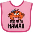 thumbnail image 3 of Inktastic Take Me to Hawaii Boys or Girls Baby Bib, 3 of 4