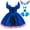 Dress+Accessories, variant on Hawaiian Space Alien Dog Costume with Accessories for Girls Halloween Tulle Dress, 3-4T