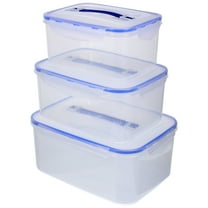 AURARMLET Kitchen Food Storage Container Food Storage Box Transparent PP 3pcs