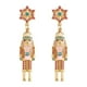 thumbnail image 2 of 4xPendientes De Navidad Pendientes De Cascanueces Pendientes Navideños únicos Y Lindos De Vestir Rosa, 2 of 8