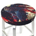 thumbnail image 3 of Hirioo Watercolor Bald Eagle for Round Bar Stool Seat Covers Washable Stool Cushion Slipcover Elastic Bar Chair Covers for 12-14 Inch Chair-13 inch, 3 of 7