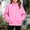 Pink, variant on luawuai Girls Full Zip Sweatshirt Jacket with Pockets, Pink, Size 9-10 Years