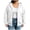 White, variant on Virmaxy Women's Plus Size Full Zip Drawstring Hoodie Sweatshirt Long Sleeve Oversized Warm Casual Jacket with Pockets for Winter Daily Wear L-5XL