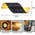 thumbnail image 5 of Apliques de pared llevados impermeables modernos para uso en exteriores 10w 3000k luz negra de aluminio blanca cálida, 5 of 5