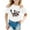 0-White509, variant on Tiijoy Toddler Girls Summer Short Sleeve T Shirt Casual Animal Print T-Shirt, Sizes 3-13