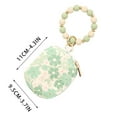 thumbnail image 3 of Yhmxh Wallet Keychain Wristlet for Women, Keychain Wallet Wristlet Wallets Small Wallets with Beaded Bracelet Keychain, Card Holder with Bracelet and Cute Key Chains Accessories Small Wallets, 3 of 6