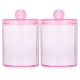 thumbnail image 1 of Botes para bastoncillos de algodón, dispensadores de bastoncillos transparentes con tapa, soporte para bastoncillos, 2 uds., 1 of 5