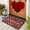 Valentine Day, variant on flippana 2 Pcs Fall Kitchen Rugs and Mats for Floor Non-Slip Backing Mat Anti Fatigue Kitchen Rug Sets with Runner Fall Decor Home Kitchen Dining Room(17"x47.2"+17"x30", Color 02)