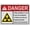 Warning Sign 3, variant on Industrial ANSI MRI X Ray Microwave Warning Sign - 8"x12" for Indoor/Outdoor Workplace (X-Ray radiation in use If you are pregnant or think you may be pregnant please inform the technician)