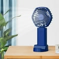 thumbnail image 4 of Matoen Handheld Mini Fan Portable USB Rechargeable Small Fan with Base Personal Desk Fan Super Compact Cooling Fan for Makeup, Home, Office, Travel, and Outdoor, 4 of 7