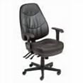 thumbnail image 4 of Interion Office Chair With High Back & Adjustable Arms Leather Black, 4 of 4