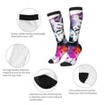 thumbnail image 5 of Vsdgher Cool Colorful Wolf Print Thigh High Socks Extra Long Stretchy Sock Women Over Knee High Opaque Stocking Daily Wear, 5 of 5