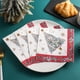 thumbnail image 1 of Servilletas de papel de árbol de Navidad Impresión de doble cara | Servilletas desechables verdes para invitados a la cena de cóctel | Suministros para fiestas navideñas | Paquete de 20 | 13x13, 1 of 6