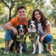 thumbnail image 3 of Dog Bandana 1 Pack,Green Brown Camo Forest Pattern Bandanas for Dogs,Cat Bandana,Small/ Large Dog Bandana 2 Size,Dog Bandanas, 3 of 6