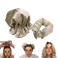 thumbnail image 1 of Rizador de pelo satinado sin calor, rulos para rizos sin calor con gorros para el cabello, set de rizadores satinados sin calor, kit para peinar moños sin calor apto para dormir, 1 of 1