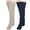 Navy, variant on Lovskoo Teddy Legs Fuzzy Socks Over Knee Winter Leg Warmers Plush Slipper Socks for Women Christmas Home Sleeping 2Pairs Socks Black
