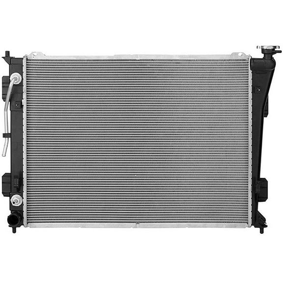 SCITOO Radiator Compatible with 2011 2012 2013 2014 2015 for Kia Optima 2011-2013 Sonata 2012 2013 for Hyundai Sonata 2015 for Hyundai Azera 3.3L 2.4L 13191