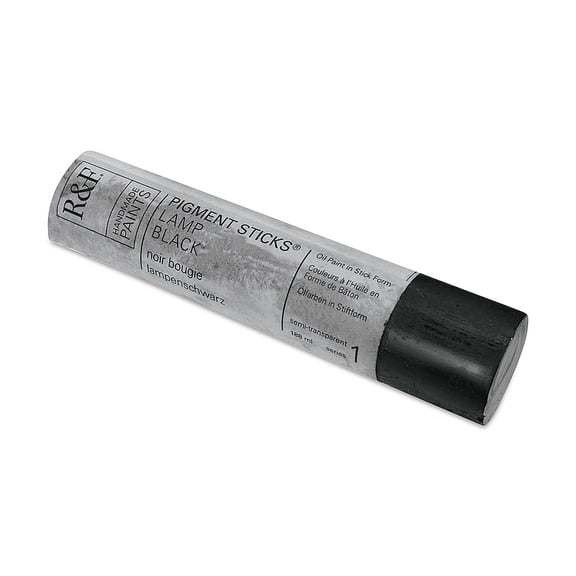 R&F Handmade Paints 2218 Oil Pigment Stick 188ml Lamp Black