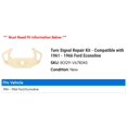 thumbnail image 2 of Turn Signal Repair Kit - Compatible with 1961 - 1966 Ford Econoline 1962 1963 1964 1965, 2 of 2