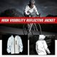 thumbnail image 5 of Peso ligero de la chaqueta de seguridad de la alta visibilidad de la chaqueta reflexiva caliente impermeable, 5 of 5