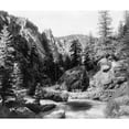 thumbnail image 2 of Big Thompson Canyon. Nview Of Automobile On A Road Along Big Thompson Canyon In Estes Park Rocky Mountain National, 2 of 4