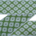 thumbnail image 1 of IBA Indianbeautifulart Green Artistic Floral Dupion&nbsp;Trim&nbsp;Fabric Sewing Fabric Lace Dressmaking Printed Sewing Lace By 9 Yard 3 Inches, 1 of 1