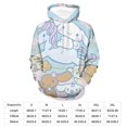 thumbnail image 3 of CINNAMOROLL Hoodie with Pocket Anime for Men Women Couple Gift, 3 of 7