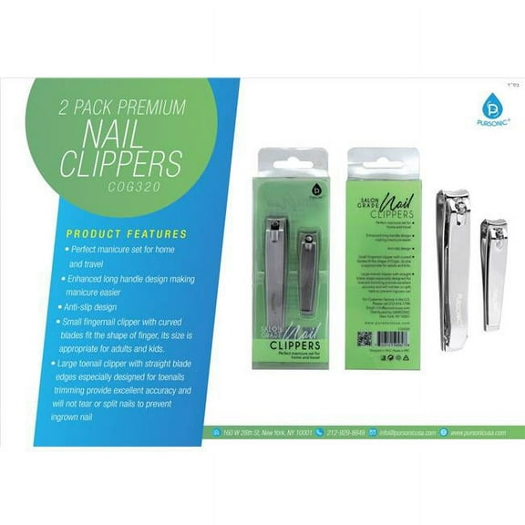 Pursonic COG320 Nail Clipper - 2 Piece