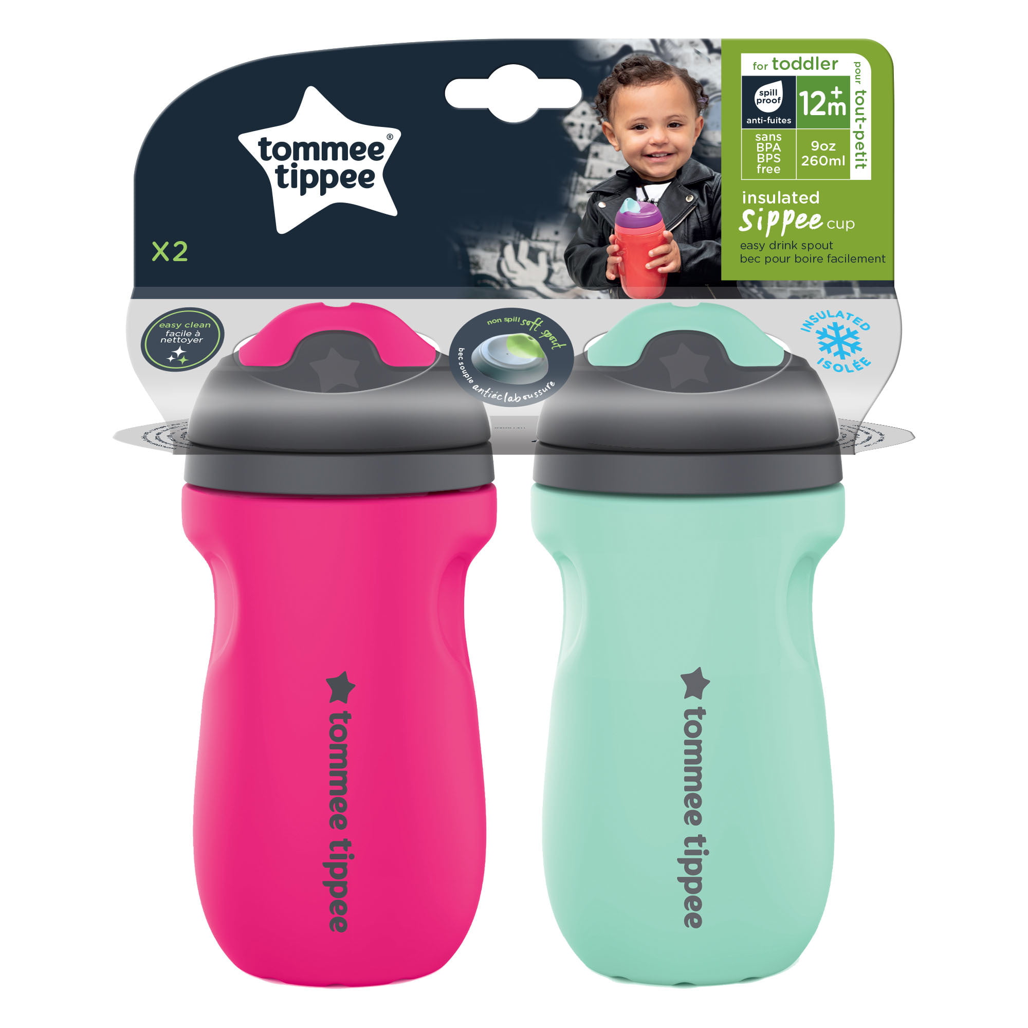 Tommee Tippee Insulated Sippee Toddler Tumbler Cup, 12+ months – 2