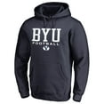 thumbnail image 2 of Men's Navy BYU Cougars Team Unity Football Pullover Hoodie, 2 of 3