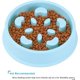 thumbnail image 3 of Comedero lento para perros, sin asfixia, comedero lento para detener la hinchazón, cuenco de agua para comida de perro con patrón divertido (juego de 2) azul BANYUO  Electrónica, 3 of 6