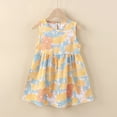 thumbnail image 2 of XXWXYD Toddler Girls Boho Dress Sleeveless 𝖥loral Print Summer Princess Casual Beach Sundress Playwear Kids Vacation Garden Par𝗍y Bohemian Chic Outfit, 2 of 4