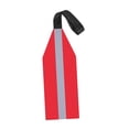 thumbnail image 3 of Bandera segura para kayaks, barcos, indicador de precaución de viaje, resistente al agua, práctica tiras reflectantes, 3 of 8