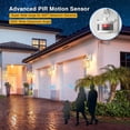 thumbnail image 3 of VIANIS Outdoor Motion Lights for House, 2-Pack Dusk to Dawn Outdoor Lanterns for Front Porch Waterproof, Anti-Rust Aluminum Exterior Wall Sconce with Tempered Water Glass for Garage, 3 of 10