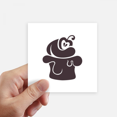 thumbnail image 1 of Black Cherry Ice Outline Sticker Square Waterproof Stickers Wallpaper Car Decal, 1 of 1