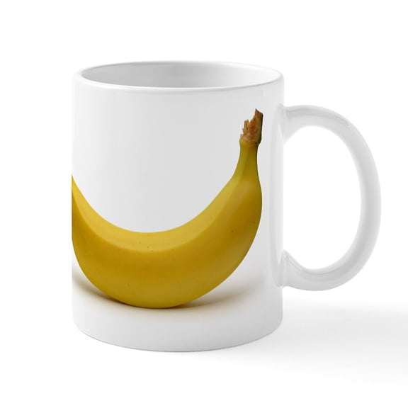CafePress - Banana Mug - 11 oz Ceramic Mug - Novelty Coffee Tea Cup