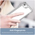 thumbnail image 2 of Allytech for iPhone SE 2022, iPhone SE 2020, iPhone 8, iPhone 7 Rugged Case Heavy Duty Crystal Clear Transparent Cover, Clear, 2 of 6