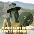 thumbnail image 6 of FUFACL Outdoor UV Sun Protection Wide Brim Hat with Face Cover and Neck Flap, 6 of 10