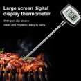 thumbnail image 3 of Wosthever Termómetro de cocina LCD con sonda larga Medidor de temperatura para asar carne Medidor térmico alimentado por batería Chef de Termómetros, 3 of 6