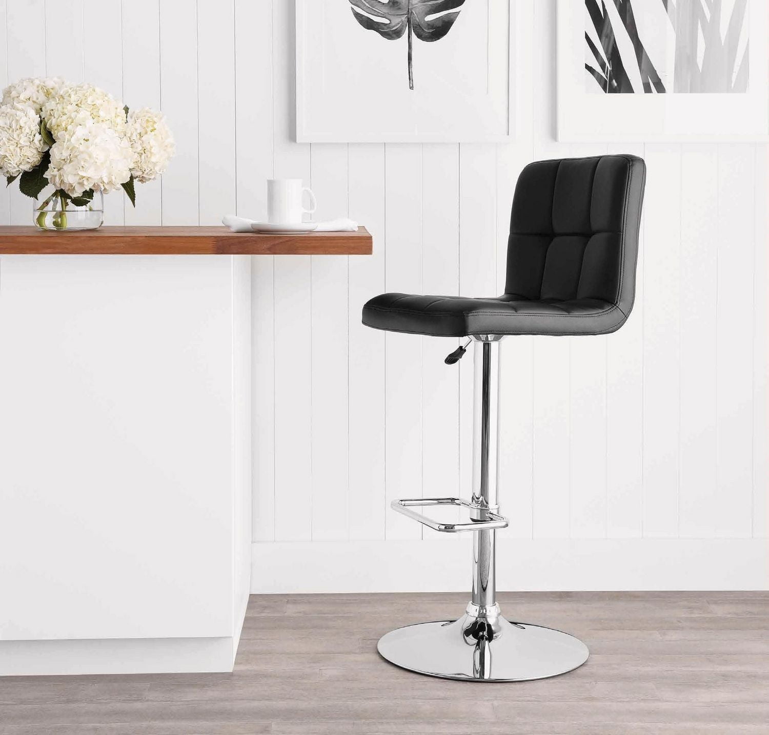 Hometrends Quilted Swivel Bar Stool, Hometrends Swivel Bar Stool