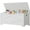 pattern white, variant on 39.4" Storage Chest, Wooden Storage Bench with Safety Hinges, Easy Assembly, Large Toy Chest for Entryway, Living Room, Bedroom