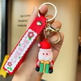 thumbnail image 2 of LSLJS Christmas Santa Keychain - Cute 3D Santa Claus Snowman Stocking Hanging Ornaments with Keyring Purses Wallets Backpack Car Rearview Mirror Pendants Christmas Decorations for Party, 2 of 4