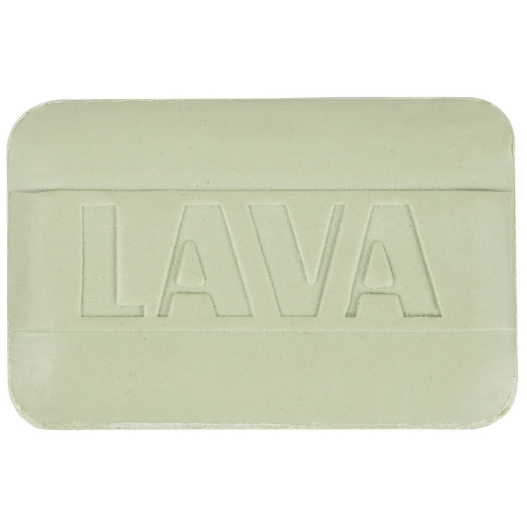 Lava Heavy-Duty Hand Cleaner Pumice soap with Moisturizers, 3-bars [5.75 OZ  each] with a Sparklen Cotton Wash Cloth 