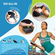 RAD All-in Kit – Foam Roller Set for Whole Body Massage & Myofascial Release – 7-in-1 Kit with Roller Stick, Yoga Block, Massage Balls