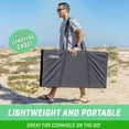 thumbnail image 6 of GoSports Tough Toss All Weather Cornhole Outdoor Game - 2 Regulation Size Boards, 8 Bean Bags, and Carry Case - Woodland Camo, 6 of 6
