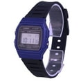 thumbnail image 3 of Casio Youth Black Resin Band Blue Bezel Digital F-91WM-2A Unisex Watch, 3 of 3