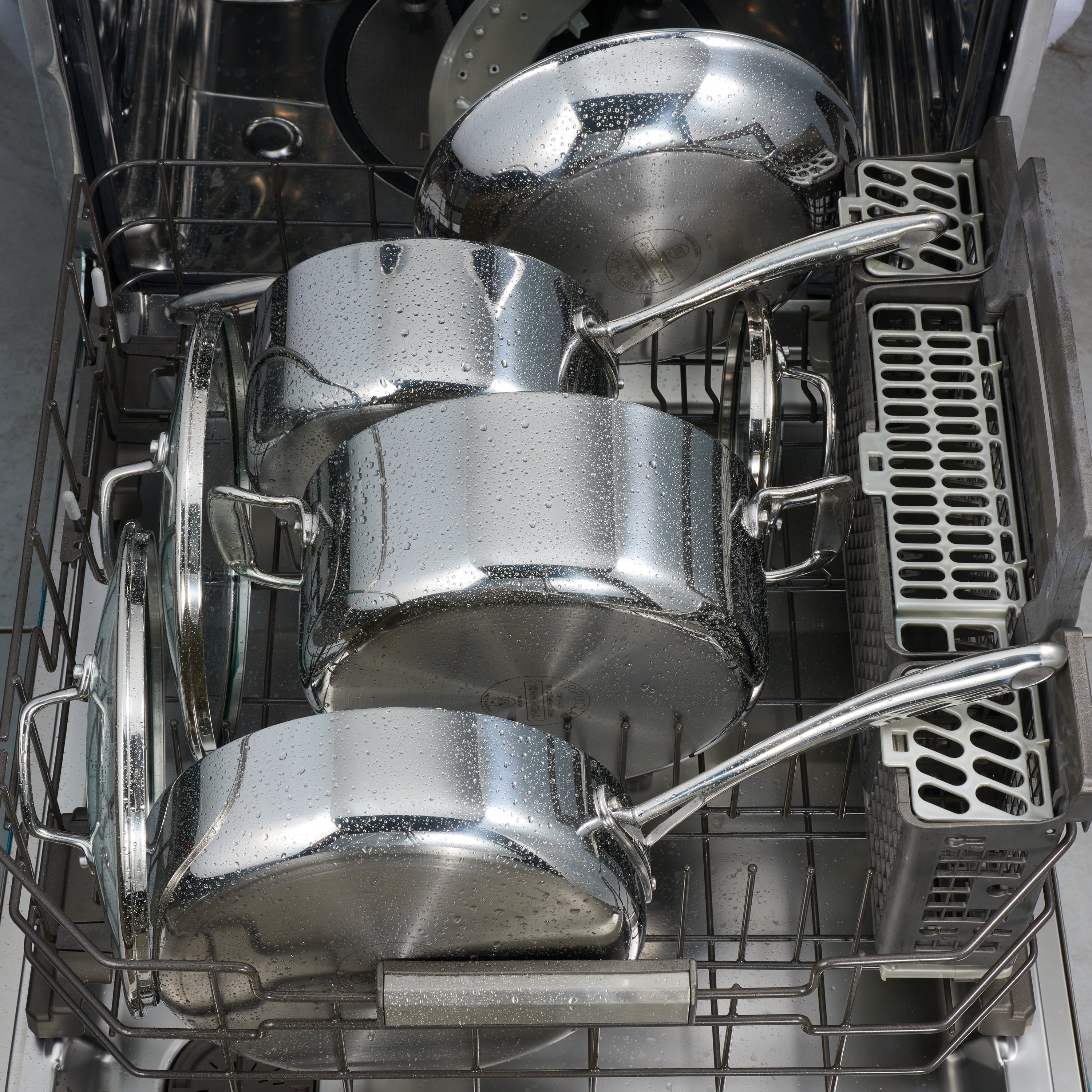 Tri-Ply Clad 12 in Stainless Steel Fry Pan 