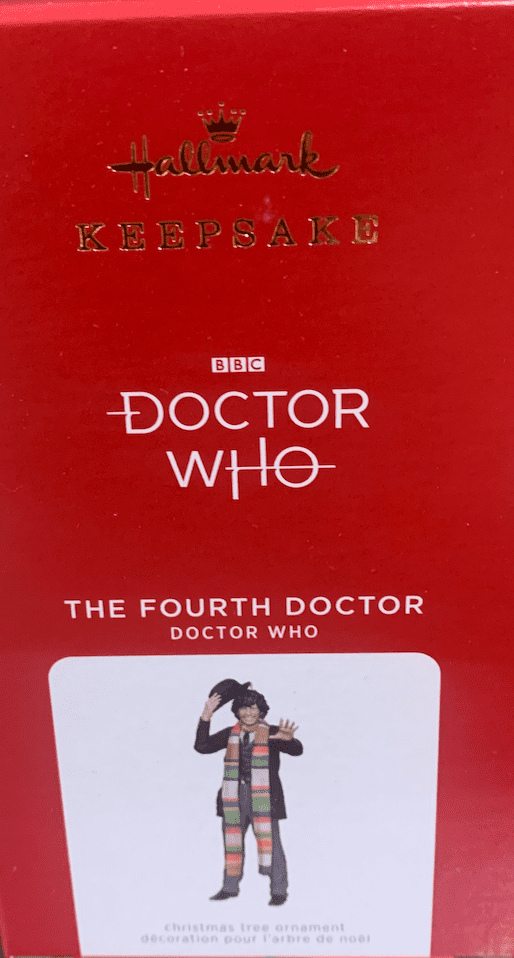 Hallmark 2021 Doctor Who The Fourth Doctor Christmas Ornament New With