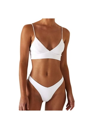 Women's High Waisted Bikini Bottoms Plus Size Tummy Control Full Coverage  Bathing Suit Bottoms Swimsuits for Women Fruncido