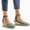 Grey, variant on SMihono Flip Flops Sandals Womens Summer Casaul Women's Suede Casual Elastic Band Platform Straw Woven Wedge Single Sandals Shoes Slipper On Clearance